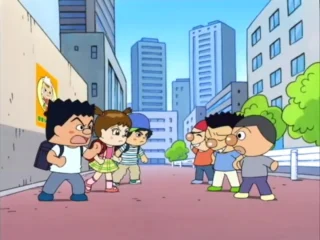 Кадр 3 из аниме «Shinjuku Shin-chan Patrol: Warui Otona ni Ki wo Tsukete 1 сезон»